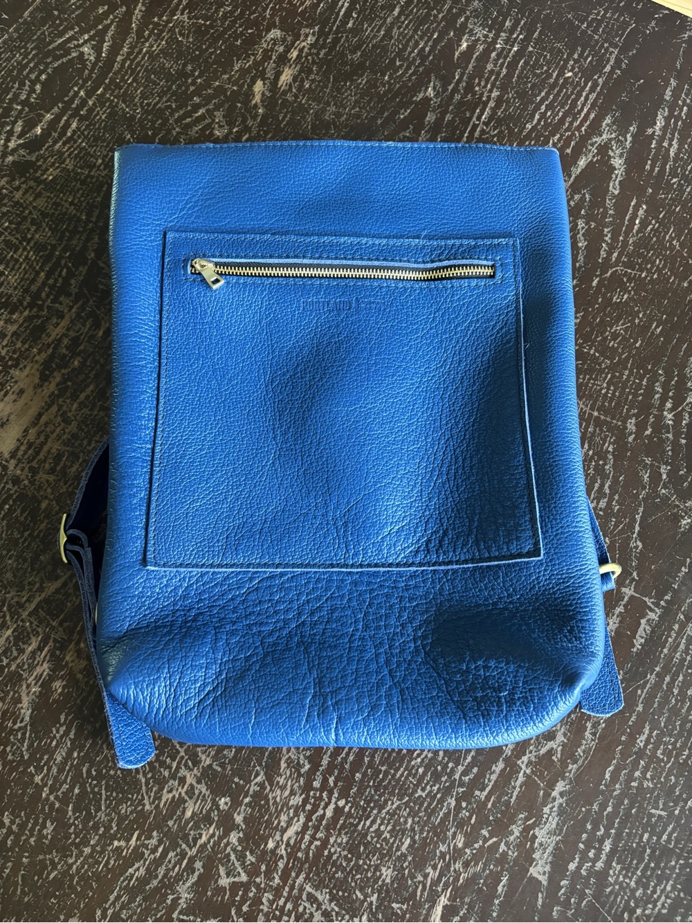 Portland Leather Goods Laptop Backpack - Molino Blue